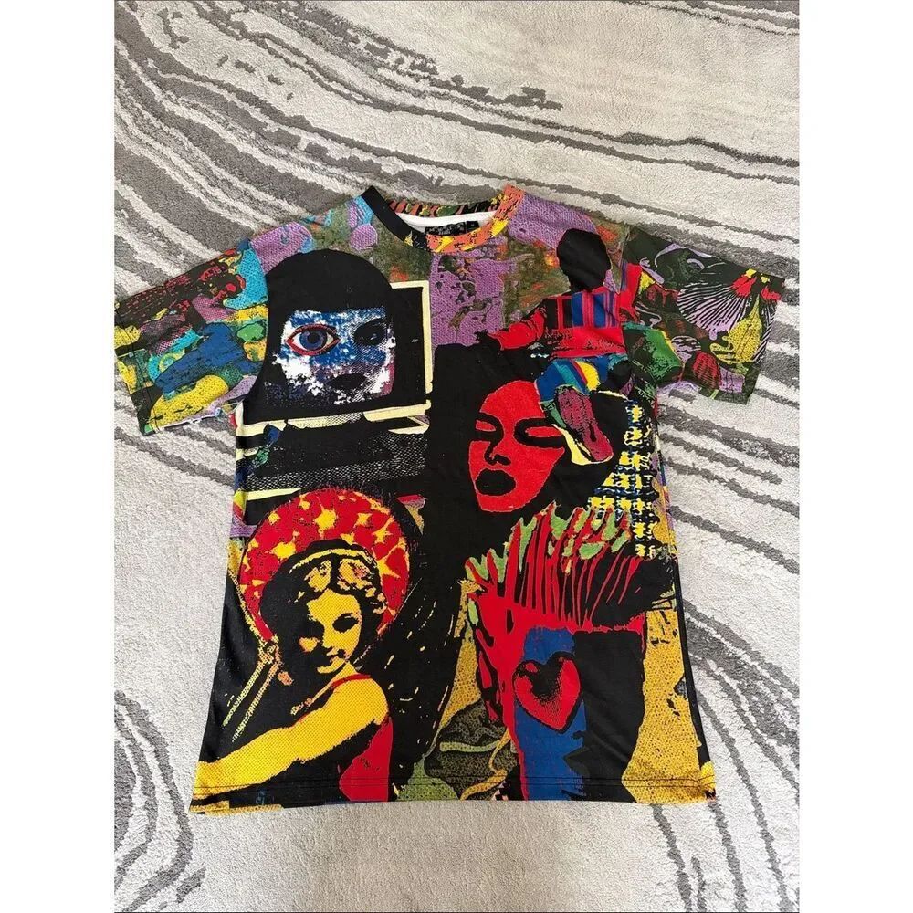 Rebel Multicolor Graphic Short Sleeve Tee